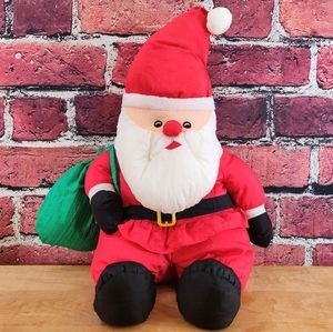 Four Star International Trading Co Santa Claus Nylon Parachute Puffy Plush